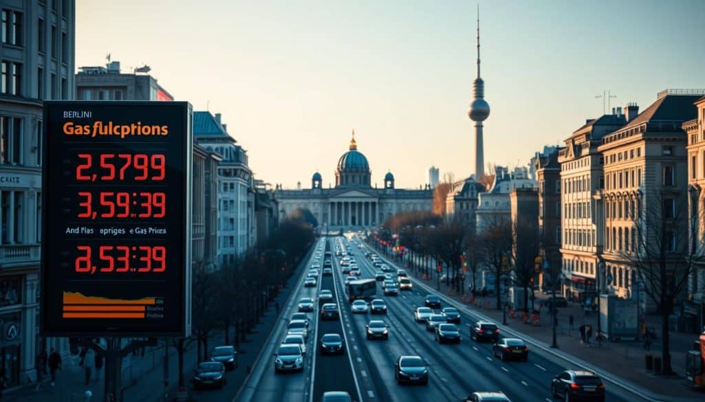 Variationen Gaspreise Berlin